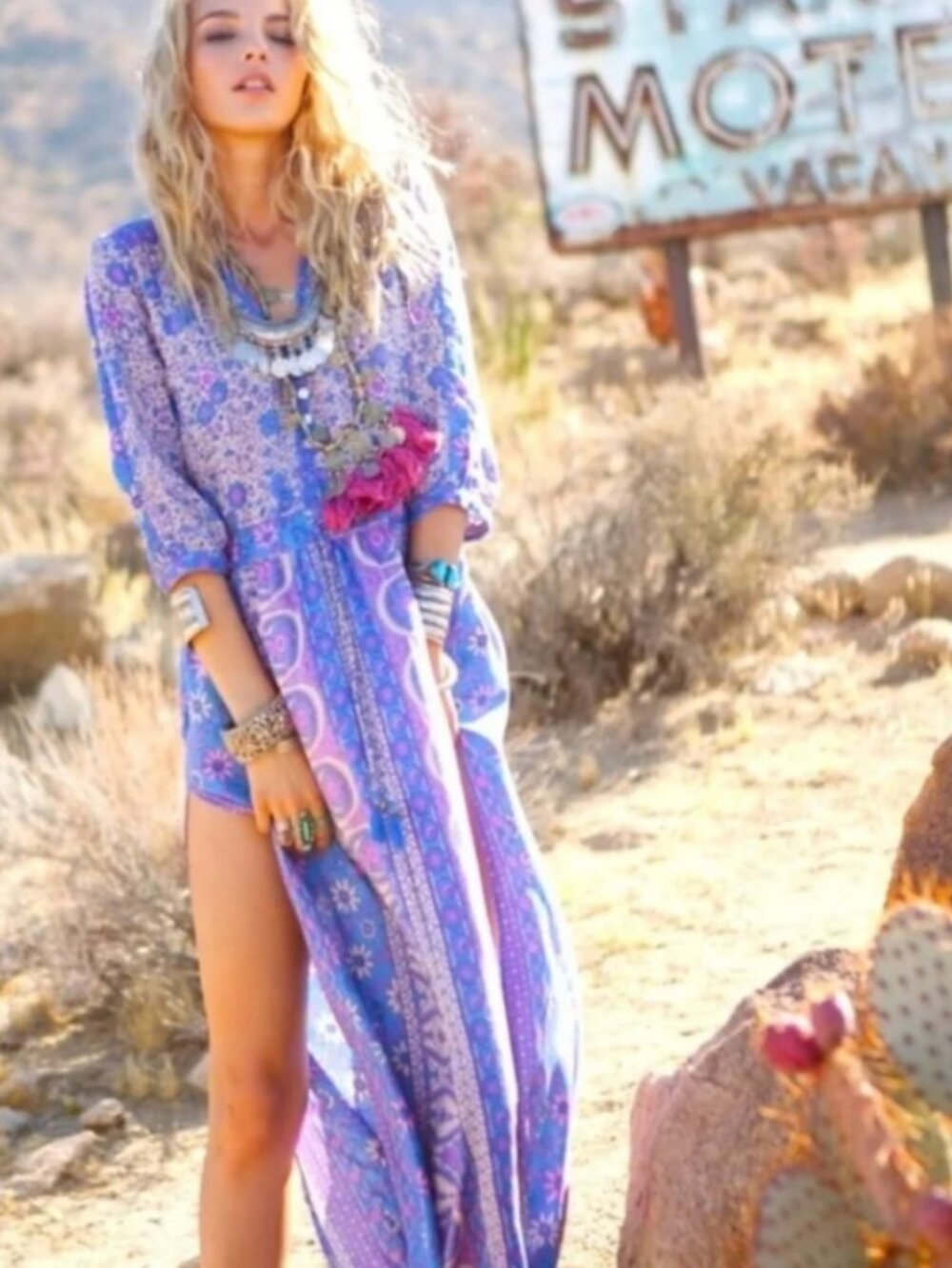 Spell Unicorn Tears Renew Boho Blossom Maxi Dress - Medium - SUPER RARE